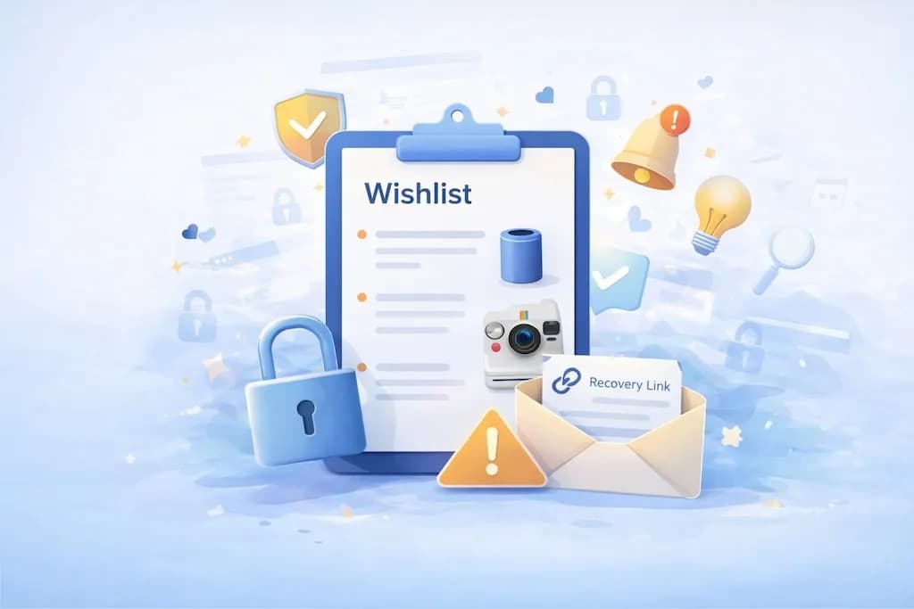 Anonymous wishlist without registration