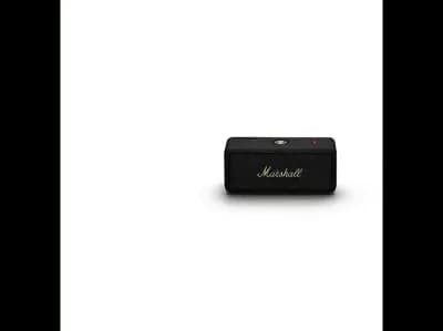 Altavoz inalámbrico - MARSHALL EMBERTON II BLACK & BRASS, 20 W, Bluetooth, 30 Horas, Negro