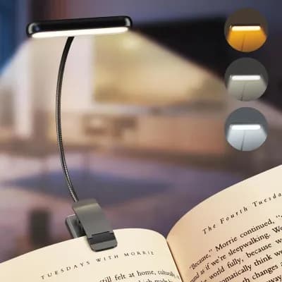 Лампа для читання книг з акумулятором 14Led книжковий ліхтар лампа для читання вночі