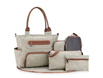 Conjunto De Bolsas Para Fraldas, Bolsas Para Fraldas, Organizador De Carrinho De Bebê, Cáqui | Worten.pt