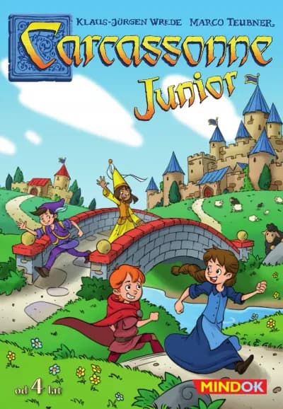Carcassonne Junior - rodzinna gra planszowa dla najmłodszych