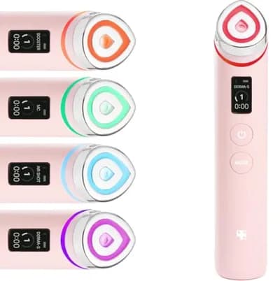 medicube Booster Pro 6-in-1 Real Glass Glow Beauty Massager Pink