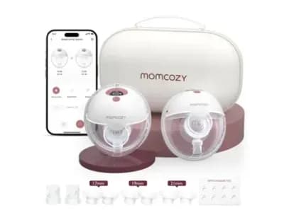 Momcozy M5 Smart Extrator De Leite Elétrico Portátil Com Controlo Por App, Bomba tira leite Materno Sem Fio (Paquete De 2, Rosa) | Worten.pt