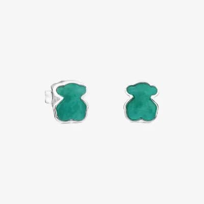Pendientes de plata con amazonita New Color
