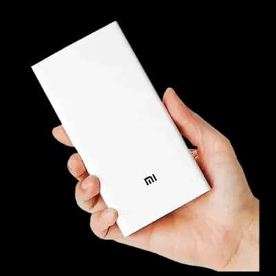 Білий Павербанк Power Bank Xiaomi MI 20000 mAh зовнішній акумулятор, повербанк 20000mAh Ксіомі, індикатор заряду (N24)