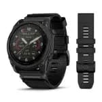 Смарт-годинник Garmin Tactix 8 Elite Solar GPS, 51 mm. Чорний з нейлоновим ремінцем