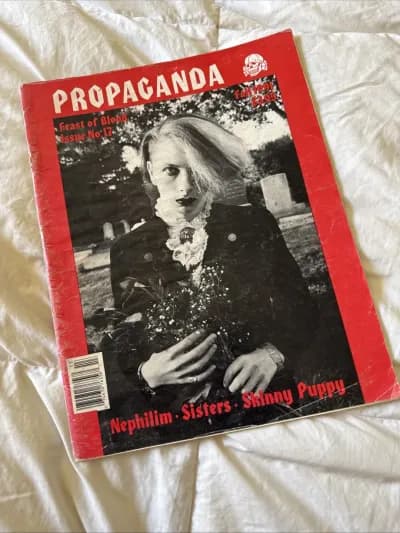 Propaganda Magazine Issue #17 1991 Skinny Puppy Sisters Of Mercy Vampires