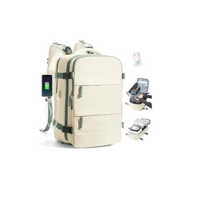 SZLX Mochila al Vacio con Bomba Equipaje de Mano 40x30x20 Ryanair Vueling Wizzair Easyjet Mochila Viaje Cabina Avion 40x20x25 Ryanair Mujer Mochila de transporte Impermeable para Computadora Portátil