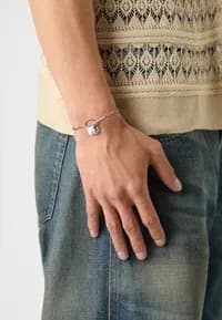 CHAIN BRACELET - Pulsera - silver-coloured