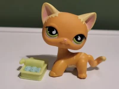 LPS #525 790 LITTLEST PETSHOP ORIGINAL AUTHENTIC CHAT EUROPEEN EUROPEAN CAT