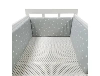 Protetor De Berço, Almofada Protetora Macia, Resistente A Impactos, Removível E Lavável - 200x30cm (triângulo) Spqment | Worten.pt