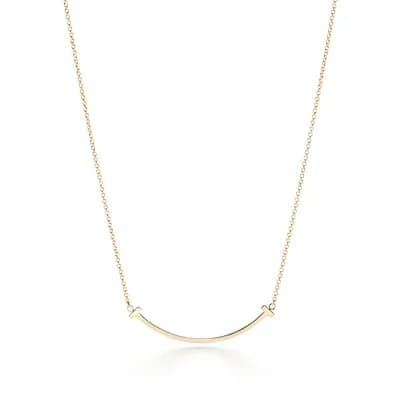Collezione Tiffany T Pendente Smile in oro giallo, piccolo