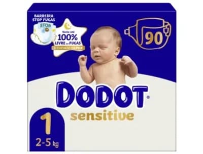 Fraldas Sensitive 2 5kg T1 Dodot | Worten.pt