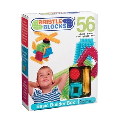 Конструктор Battat Lite Bristle Blocks Строитель 56 деталей (BT3070Z)