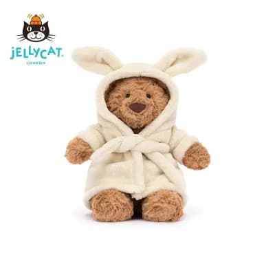 Jellycat Bathrobe Bartholomew Bear Birthday Gift Cute Soft Plush