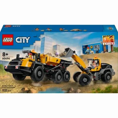 Конструктор LEGO City Самоскид і фронтальний ковшовий навантажувач (60494)
