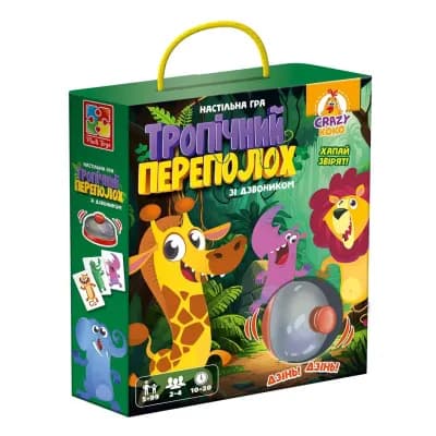 Настільна гра Vladi Toys Тропічний переполох зі дзвоником (укр)
