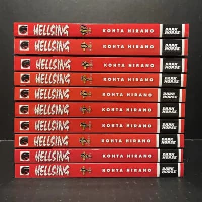 Hellsing Manga Volumes 1-10 Complete Brand New English US Authentic Dark Horse