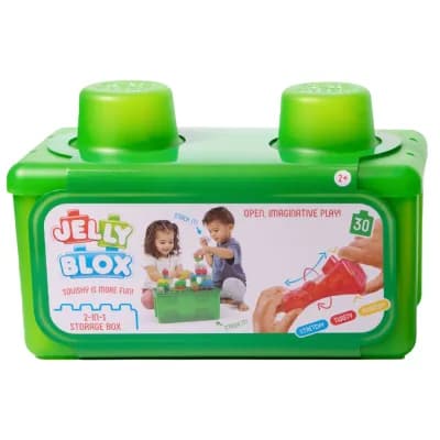 Сенсорный конструктор Jelly blox В кейсе 2 в 1 Строй-складывай (931693)