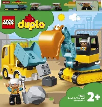 LEGO Duplo Ciężarówka i koparka gąsienicowa 10931