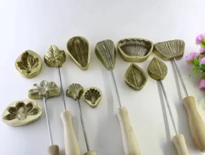 Metal Silk Flower Mold -Special Tool for Professional Millinery, Handmade 6 Pcs
