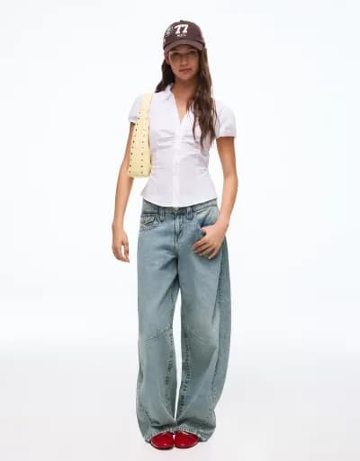 Джинси slouchy із низькою посадкою