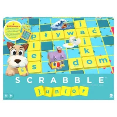 Gra planszowa Scrabble Junior Y9735 Mattel