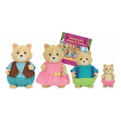 Набір фігурок Li'l Woodzeez Сім'я Котиків 4 шт ,6156Z