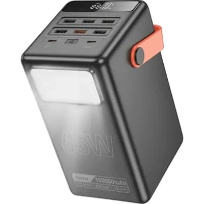 Зовнішній портативний акумулятор Hoco DB03 Max Centurion Black 65W