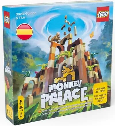 Asmodee Monkey Palace: Un Juego de Mesa de Lego, Juego Divertido