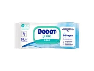 Toalhitas Bebé Aqua Pure DODOT emb. 48 un | Worten.pt