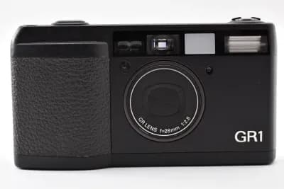 [Near MINT] LCD Works Ricoh GR1 Black Point & Shoot 35mm Film Camera From JAPAN