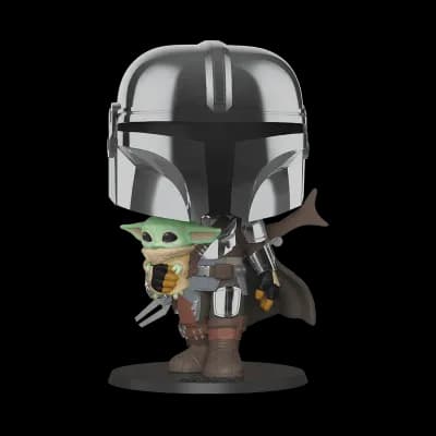 Pop! Jumbo The Mandalorian with The Child