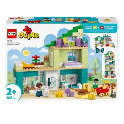 LEGO DUPLO Town 3-в-1 Сучасний родинний будинок із фігурками 10470